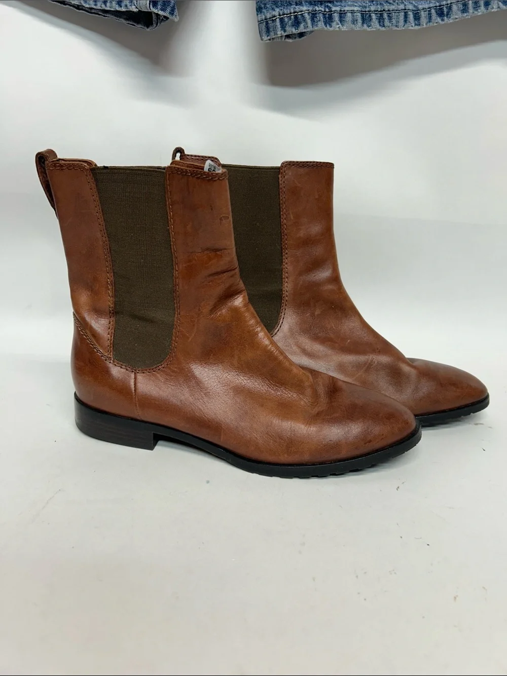 Women’s Brown Leather Chelsea Boots - Classic Pull-On Cole Haan 8.5 Nike air